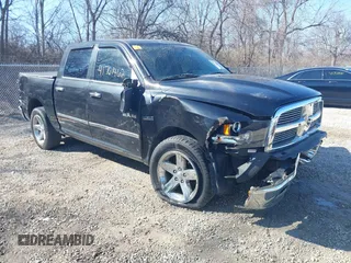 2009 Dodge 1500 SLT with VIN 1D3HV13T19S771432, listed as a IAAI auction lot 41761462 with 192,382 mi miles. Bid and sale history available at carsss.com. Image 1.