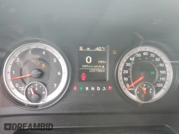 2015 Ram 1500 Outdoorsman with VIN 1C6RR7GT4FS571775, listed as a Copart auction lot 55491085 with 125,798 mi miles and Salvage title. Bid and sale history available at DreamBid. Image 9.