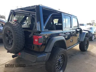 2021 Jeep Wrangler Unlimited Sport S with VIN 1C4HJXDN3MW681403, listed as a IAAI auction lot 41616298 with 40,526 mi miles and . Bid and sale history available at DreamBid. Image 4.