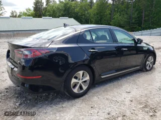 2015 Kia Optima Hybrid with VIN KNAGM4ADXF5078225, listed as a Copart auction lot 56569674 with 299,420 mi miles and Salvage Title. Bid and sale history available at carsss.com. Image 3.