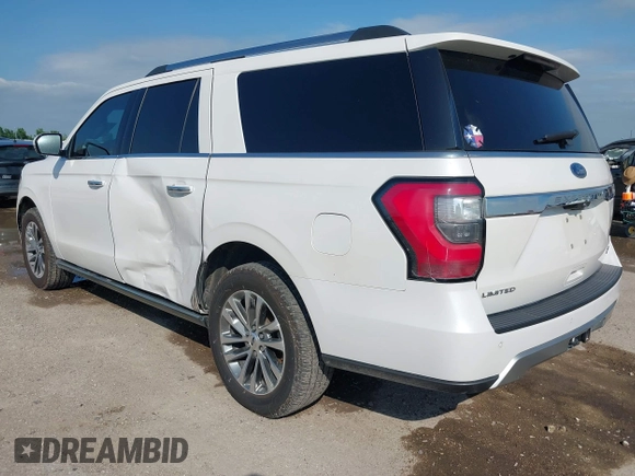 2018 Ford Expedition Max Limited z VIN 1FMJK1KT1JEA06871, wystawiony jako IAAI lot #42379804 z przebiegiem 142 087 mil mil oraz . Historia ofert i sprzedaży dostępna na DreamBid. Obrazek 3.