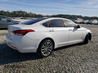 2016 Hyundai Genesis 3.8L with VIN KMHGN4JE1GU140123, listed as a Copart auction lot 49314885 with 118,673 mi miles and Salvage Title. Bid and sale history available at carsss.com. Image 3.