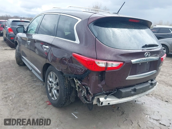 2015 Infiniti QX60 with VIN 5N1AL0MM4FC540138, listed as a IAAI auction lot 42032614 with 93,870 mi miles. Bid and sale history available at carsss.com. Image 3.