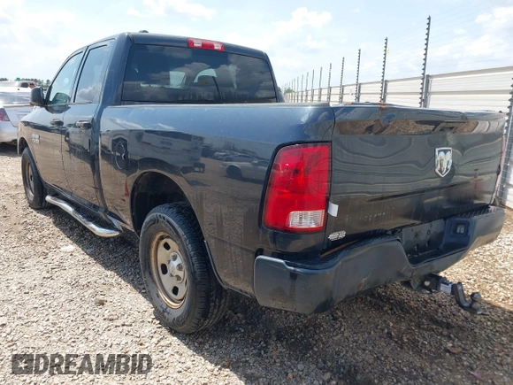 2013 Ram 1500 Tradesman with VIN 1C6RR6FG8DS572519, listed as a IAAI auction lot 42091650 with 154,323 mi miles and . Bid and sale history available at DreamBid. Image 3.