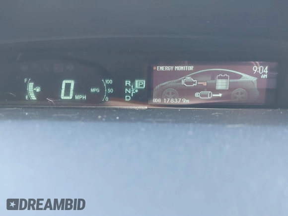 2012 Toyota Prius with VIN JTDKN3DPXC3015496, listed as a IAAI auction lot 41838717 with 178,379 mi miles and . Bid and sale history available at DreamBid. Image 7.