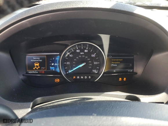 2019 Ford Explorer XLT with VIN 1FM5K7DH4KGA58255, listed as a Copart auction lot 79124914 with 42,479 mi miles and Salvage Title. Bid and sale history available at carsss.com. Image 9.