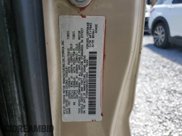 2002 Toyota Tacoma PreRunner с VIN 5TESN92N82Z071943, выставлен на аукционе Copart как лот 64393605 с пробегом 176 677 миль миль и Списание • Salvage title. История ставок и продаж доступна на DreamBid. Изображение 12.