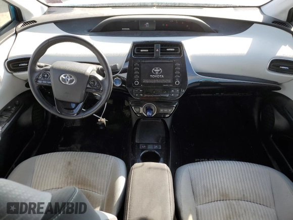 2021 Toyota Prius LE with VIN JTDKAMFP7M3186254, listed as a Copart auction lot 50225635 with 69,882 mi miles and Salvage Title. Bid and sale history available at DreamBid. Image 8.