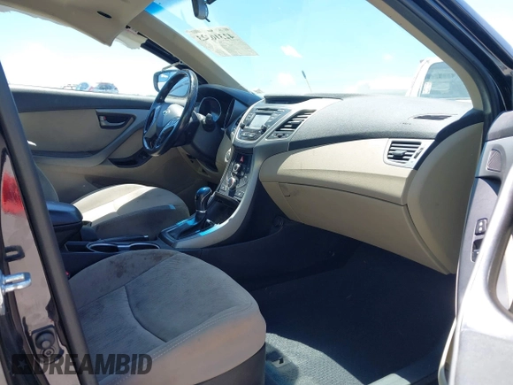 2016 Hyundai Elantra SE with VIN 5NPDH4AE7GH765327, listed as a IAAI auction lot 42310323 with Not provided miles and . Bid and sale history available at DreamBid. Image 5.