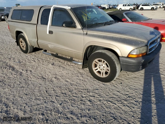 2004 Dodge Dakota with VIN 1D7GL12K94S627063, listed as a Copart auction lot 75315764 with 202,412 mi miles and Salvage Title. Bid and sale history available at carsss.com. Image 4.