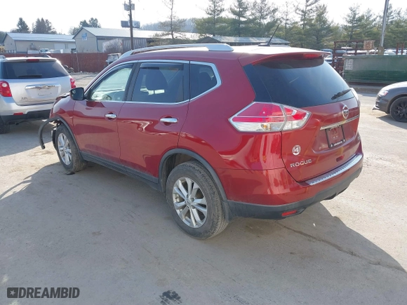 2016 Nissan Rogue S with VIN KNMAT2MV7GP628149, listed as a IAAI auction lot 41774820 with 83,104 mi miles. Bid and sale history available at carsss.com. Image 3.