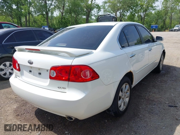 2008 Kia Optima LX z VIN KNAGE124785217238, wystawiony jako IAAI lot #42272576 z przebiegiem 186 610 mil mil oraz . Historia ofert i sprzedaży dostępna na DreamBid. Obrazek 4.