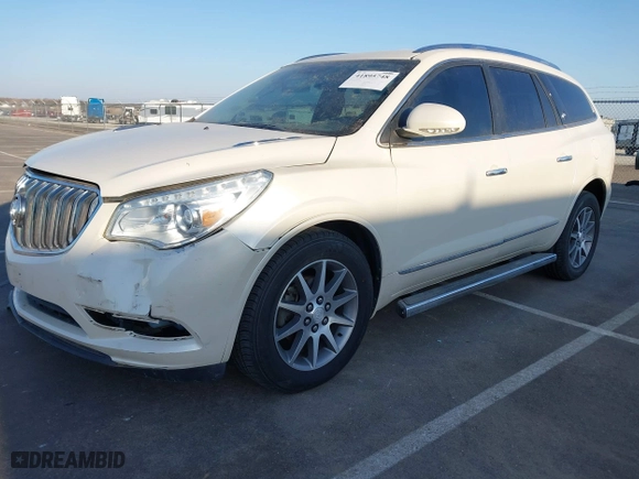 2014 Buick Enclave Leather with VIN 5GAKRBKD1EJ360584, listed as a IAAI auction lot 41895748 with 128,378 mi miles. Bid and sale history available at carsss.com. Image 18.