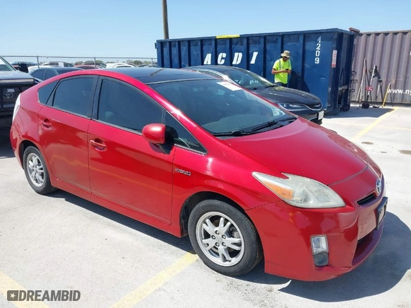 2010 Toyota Prius II with VIN JTDKN3DU6A0152262, listed as a IAAI auction lot 41852811 with 222,256 mi miles. Bid and sale history available at carsss.com. Image 1.
