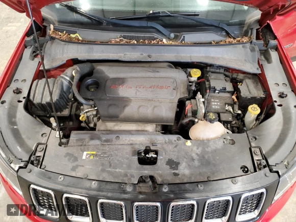 2017 Jeep Compass Latitude с VIN 3C4NJCBB6HT672694, выставлен на аукционе Copart как лот 61753625 с пробегом 62 592 миль миль и На запчасти • Non repairable. История ставок и продаж доступна на DreamBid. Изображение 12.