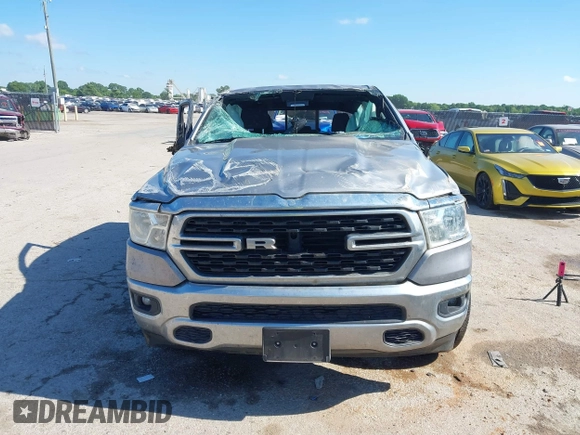 2022 Ram 1500 Lone Star with VIN 1C6RREFT3NN336321, listed as a IAAI auction lot 42190485 with 106,221 mi miles and . Bid and sale history available at DreamBid. Image 12.