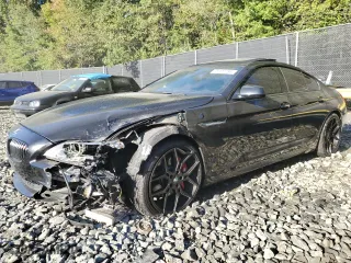 2014 BMW 6 Series 650i xDrive with VIN WBA6B4C54ED371520, listed as a Copart auction lot 75107784 with 136,077 mi miles and Salvage Title. Bid and sale history available at carsss.com. Image 1.
