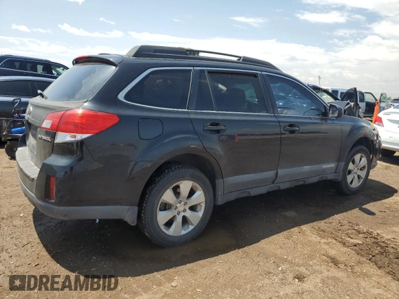 2012 Subaru Outback Prem with VIN 4S4BRCCC5C3259698, listed as a Copart auction lot 58598905 with 186,123 mi miles and Non repairable. Bid and sale history available at DreamBid. Image 3.