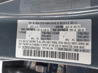 2024 Mazda 3 S Carbon Edition with VIN 3MZBPBCM2RM403824, listed as a IAAI auction lot 42612315 with 8,261 mi miles and . Bid and sale history available at DreamBid. Image 9.
