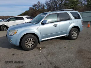 2009 Mercury Mariner Premier with VIN 4M2CU97719KJ17381, listed as a Copart auction lot 80750244 with 115,730 mi miles and Salvage Title. Bid and sale history available at carsss.com. Image 1.
