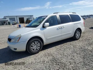 2011 Kia Sedona LX with VIN KNDMG4C75B6369885, listed as a Copart auction lot 49249435 with 225,057 mi miles and Salvage Title. Bid and sale history available at carsss.com. Image 1.