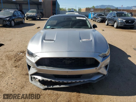 2021 Ford Mustang EcoBoost with VIN 1FA6P8TH9M5107634, listed as a Copart auction lot 57331415 with 79,159 mi miles and Salvage title. Bid and sale history available at DreamBid. Image 5.