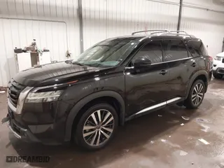 2022 Nissan Pathfinder Platinum with VIN 5N1DR3DJ4NC259359, listed as a IAAI auction lot 41412742 with 39,814 mi miles. Bid and sale history available at carsss.com. Image 19.