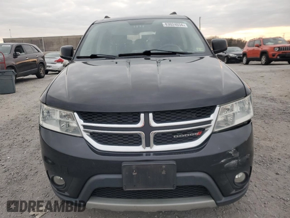 2017 Dodge Journey SXT with VIN 3C4PDCBG8HT533856, listed as a Copart auction lot 43001835 with 189,386 mi miles and Salvage Title. Bid and sale history available at carsss.com. Image 5.