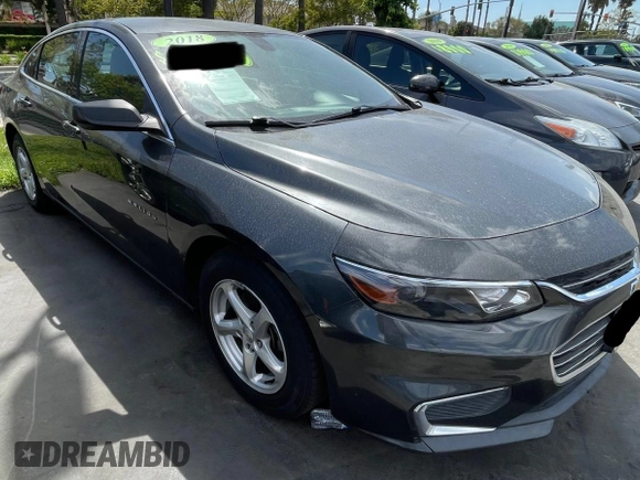 2018 Chevrolet Malibu LS with VIN 1G1ZB5ST8JF126491, listed as a Copart auction lot 53004315 with 113,631 mi miles and Clean Title. Bid and sale history available at DreamBid. Image 1.