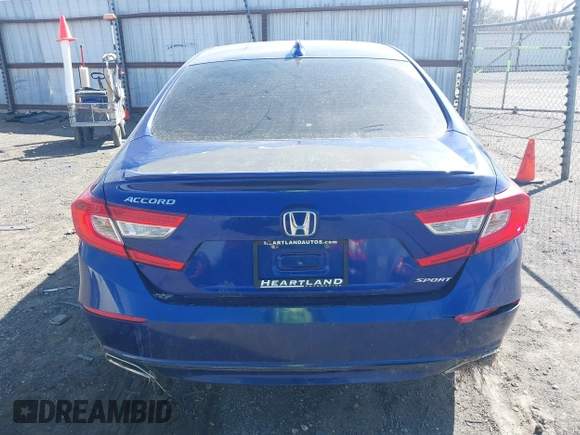 2019 Honda Accord Sedan Sport 1.5T with VIN 1HGCV1F35KA123698, listed as a IAAI auction lot 41825649 with 122,695 mi miles. Bid and sale history available at carsss.com. Image 16.