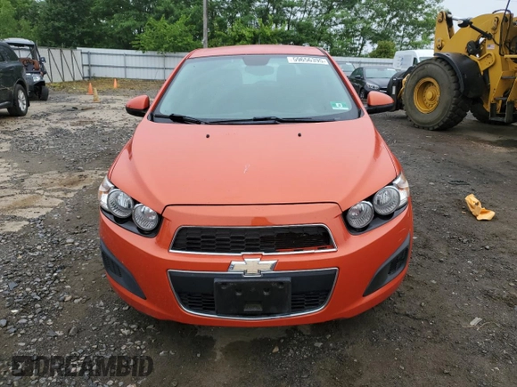 2012 Chevrolet Sonic LT with VIN 1G1JC6SBXC4200709, listed as a Copart auction lot 59656395 with 85,289 mi miles and Clean title. Bid and sale history available at DreamBid. Image 5.