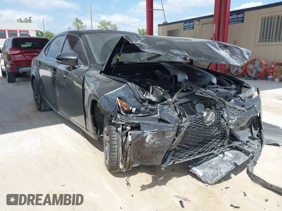 2019 Lexus IS with VIN JTHC81D29K5035258, listed as a IAAI auction lot 41907785 with 51,201 mi miles. Bid and sale history available at carsss.com. Image 1.