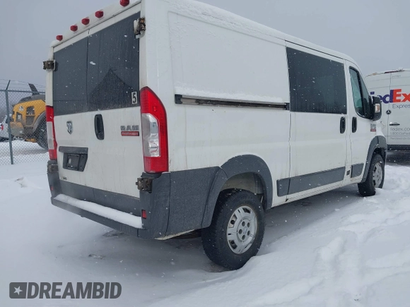 2017 Ram ProMaster Cargo with VIN 3C6TRVAG8HE529444, listed as a IAAI auction lot 41508480 with 191,653 mi miles and . Bid and sale history available at DreamBid. Image 4.