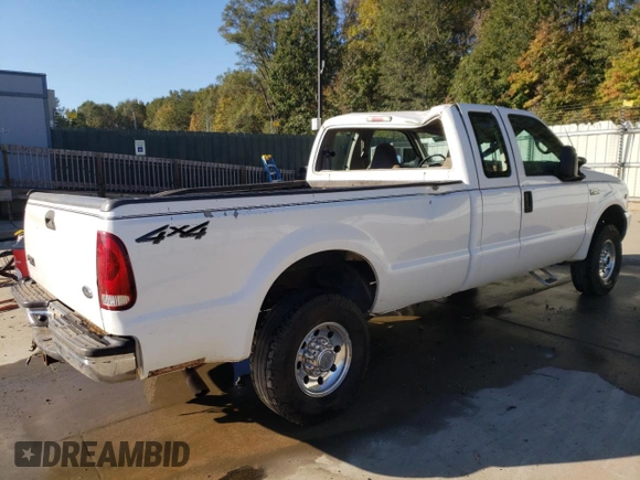 2001 Ford F-250 XL with VIN 1FTNX21L31EA53026, listed as a Copart auction lot 75316914 with 288,919 mi miles and Salvage title. Bid and sale history available at DreamBid. Image 3.