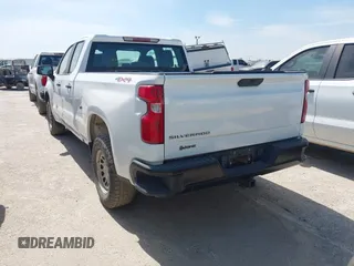 2021 Chevrolet Silverado 1500 Work Truck with VIN 1GCRYAEF9MZ211203, listed as a IAAI auction lot 42223212 with 81,454 mi miles and . Bid and sale history available at DreamBid. Image 3.