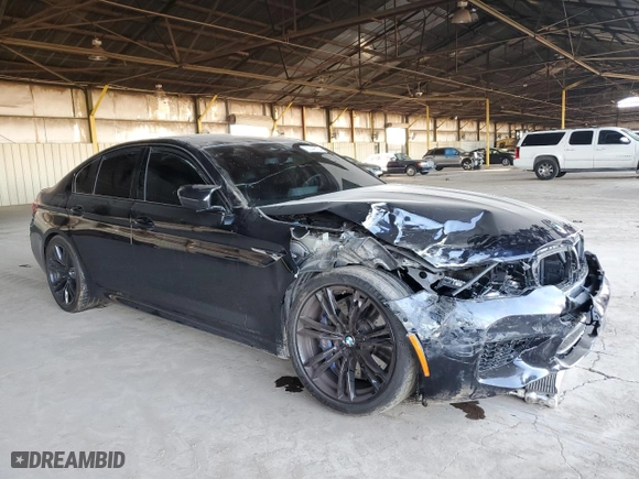 2020 BMW M5 Competition with VIN WBSJF0C0XLCE57010, listed as a Copart auction lot 82445164 with 0 mi miles and Salvage Title. Bid and sale history available at carsss.com. Image 4.