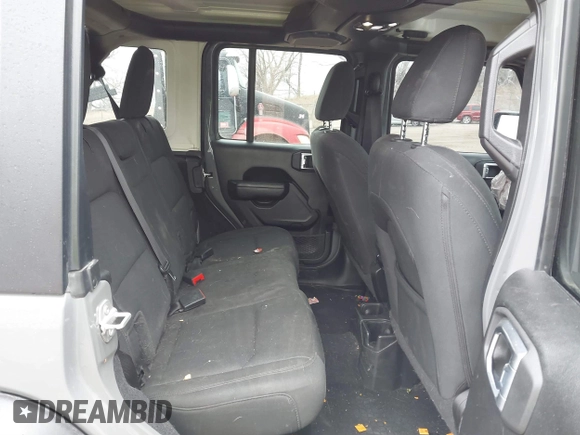 2022 Jeep Wrangler Unlimited Willys Sport with VIN 1C4HJXDM7NW151427, listed as a IAAI auction lot 41714749 with 39,130 mi miles and . Bid and sale history available at DreamBid. Image 8.
