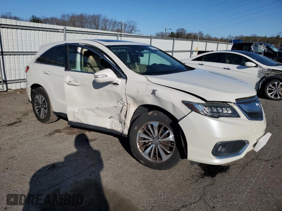 2017 Acura RDX w/Advance Pkg with VIN 5J8TB4H74HL006640, listed as a Copart auction lot 50037965 with 72,928 mi miles and Salvage Title. Bid and sale history available at carsss.com. Image 4.