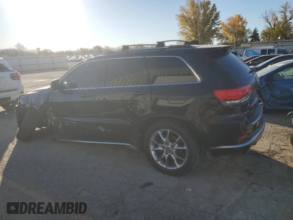 2015 Jeep Grand Cherokee Summit with VIN 1C4RJFJT8FC914553, listed as a Copart auction lot 80874384 with 202,250 mi miles and Salvage Title. Bid and sale history available at carsss.com. Image 2.