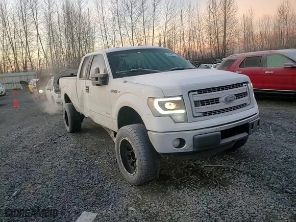 2013 Ford F-150 XL with VIN 1FTFX1CT6DFC88336, listed as a Copart auction lot 84088974 with 124,538 mi miles and Salvage Title. Bid and sale history available at carsss.com. Image 11.