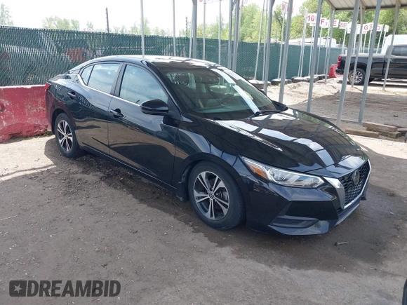 2020 Nissan Sentra SV z VIN 3N1AB8CV3LY220413, wystawiony jako IAAI lot #42128525 z przebiegiem 33 314 mil mil oraz . Historia ofert i sprzedaży dostępna na DreamBid. Obrazek 1.