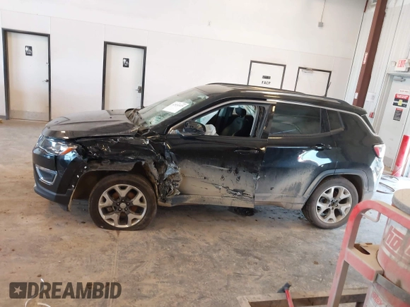2018 Jeep Compass Limited with VIN 3C4NJDCBXJT349081, listed as a IAAI auction lot 42534929 with 106,781 mi miles and . Bid and sale history available at DreamBid. Image 14.