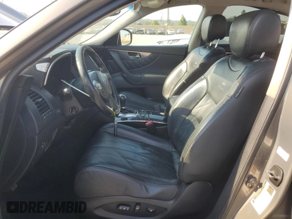 2010 Infiniti FX with VIN JN8AS1MW7AM851892, listed as a Copart auction lot 64990275 with 125,266 mi miles and Salvage title. Bid and sale history available at DreamBid. Image 7.