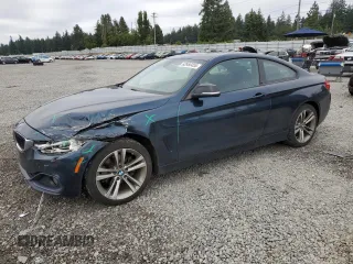 2014 BMW 4 Series 428i xDrive with VIN WBA3N9C55EF721832, listed as a Copart auction lot 62958455 with 118,168 mi miles and Salvage title. Bid and sale history available at DreamBid. Image 1.