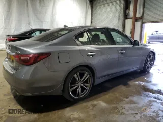 2019 Infiniti Q50 3.0t Signature Edition with VIN JN1EV7AP7KM540939, listed as a Copart auction lot 50421915 with 62,887 mi miles and Clean Title. Bid and sale history available at carsss.com. Image 3.