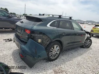 2018 Jaguar F-Pace 25t Prestige with VIN SADCK2FX6JA279736, listed as a Copart auction lot 53199595 with 62,176 mi miles and Salvage title. Bid and sale history available at DreamBid. Image 3.