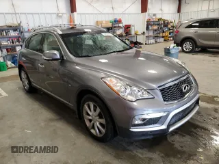 2017 Infiniti QX50 z VIN JN1BJ0RR2HM410930, wystawiony jako Copart lot #54907015 z przebiegiem 74 238 mil mil oraz Szkody całkowita. Historia ofert i sprzedaży dostępna na DreamBid. Obrazek 4.