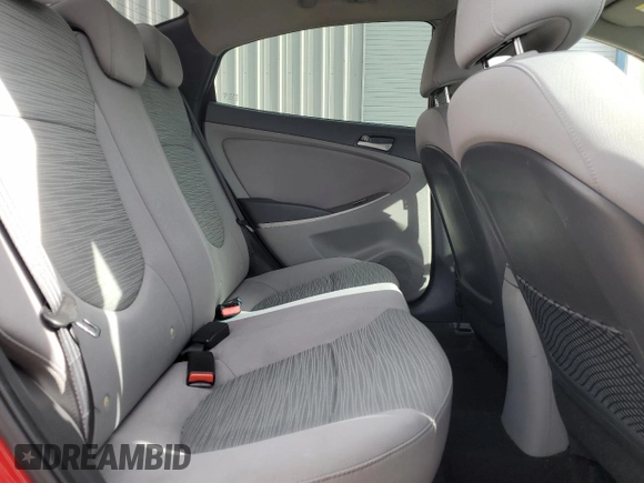 2017 Hyundai Accent Value Edition with VIN KMHCT4AE7HU360176, listed as a Copart auction lot 52005555 with 106,843 mi miles and Clean Title. Bid and sale history available at DreamBid. Image 10.