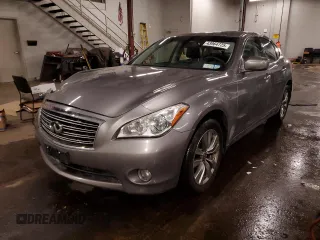 2011 Infiniti M with VIN JN1BY1AR1BM376791, listed as a Copart auction lot 43964725 with 190,460 mi miles and Salvage Title. Bid and sale history available at DreamBid. Image 1.
