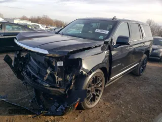 2023 GMC Yukon Denali with VIN 1GKS2DKL9PR484262, listed as a Copart auction lot 82388854 with 12,676 mi miles and Salvage Title. Bid and sale history available at carsss.com. Image 1.
